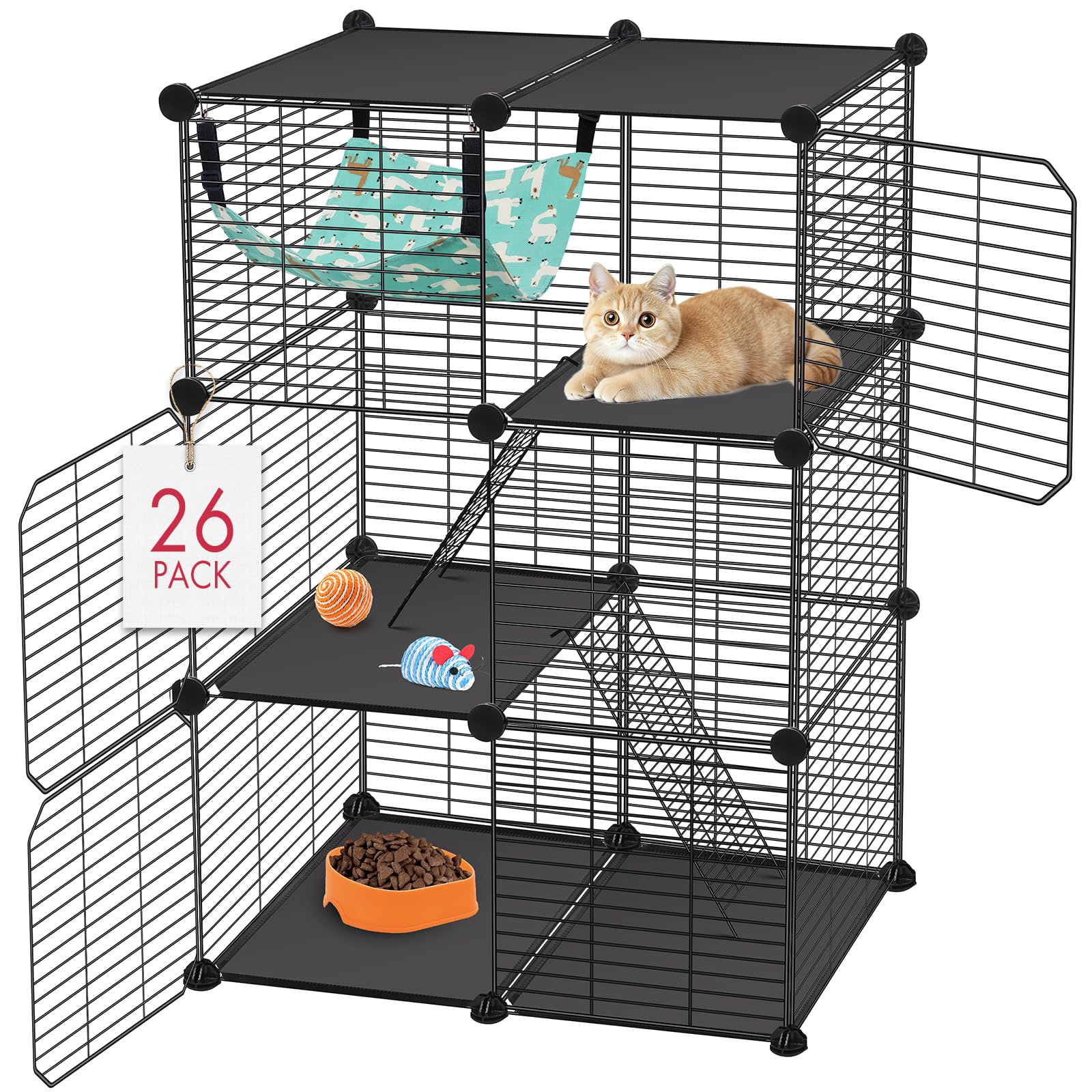 VISCOO Cat Cage(for Kitten) - cat doors steps nets and pens | Mubboo