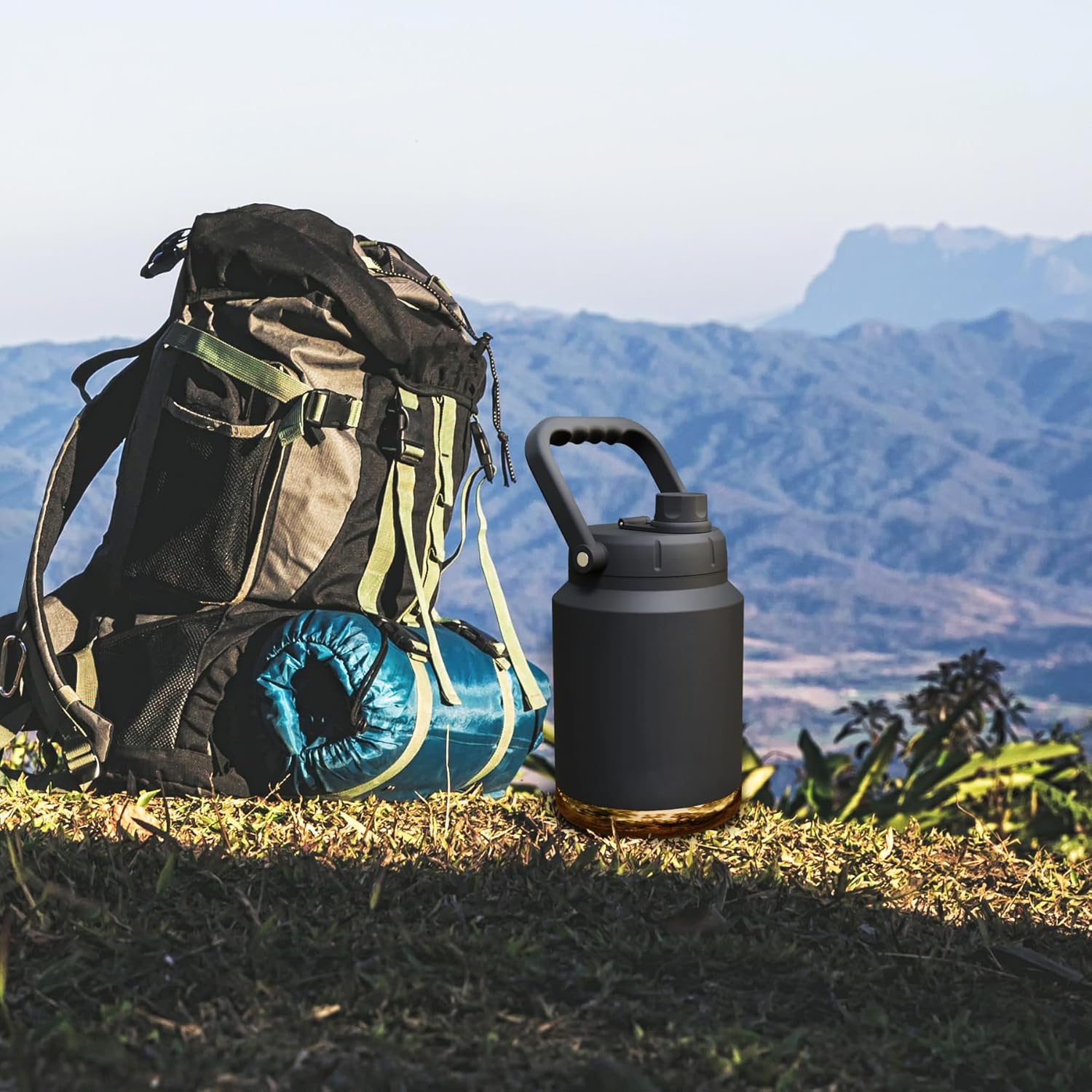 Asobu Mighty Stainless Steel Double Walled Insulated Outdoor Water Jug 68 Ounces - Half Gallon (Copper) - Image 6