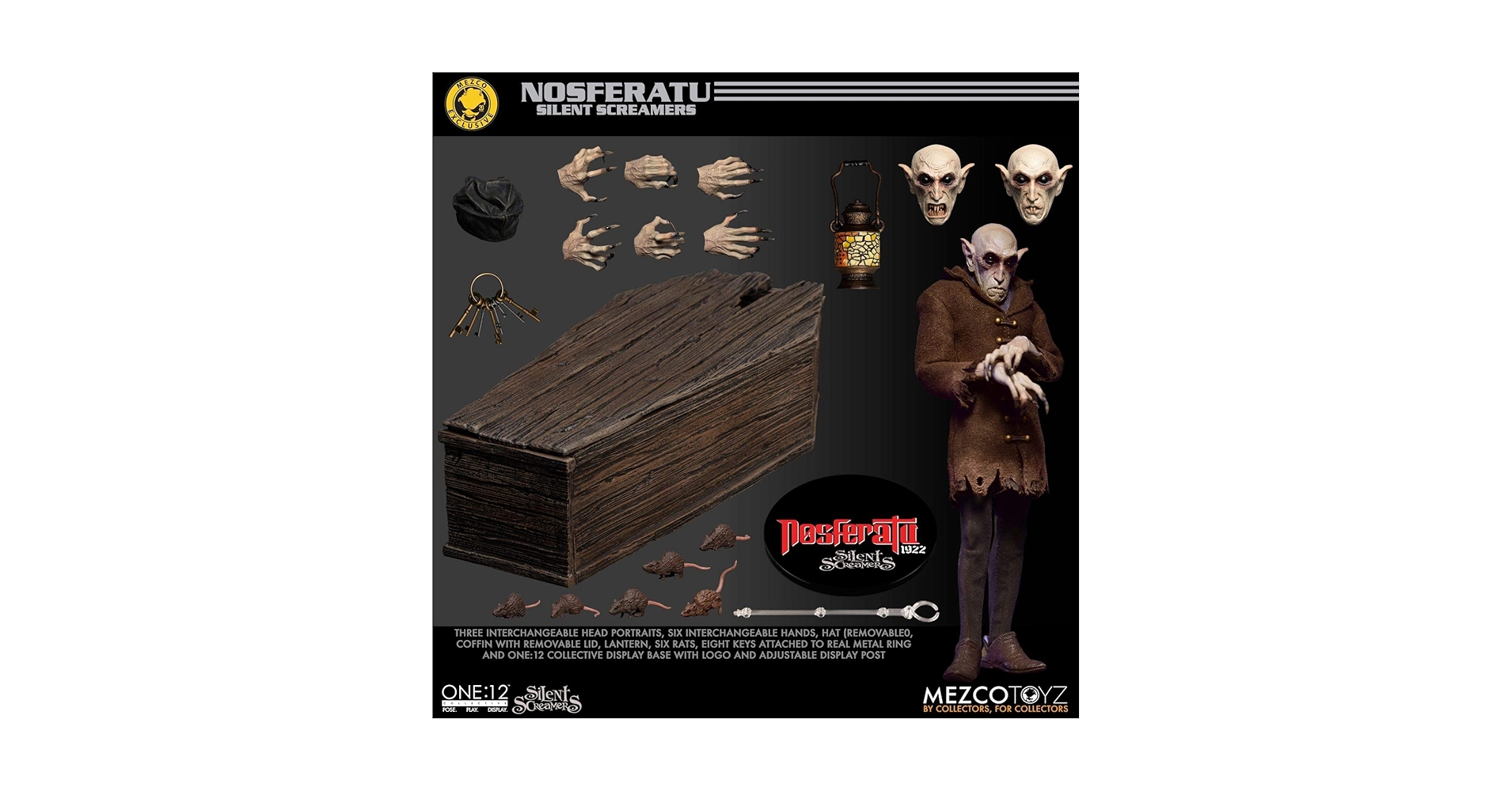 Amazon.com: Mezco One:12 Collective : Silent Screamers