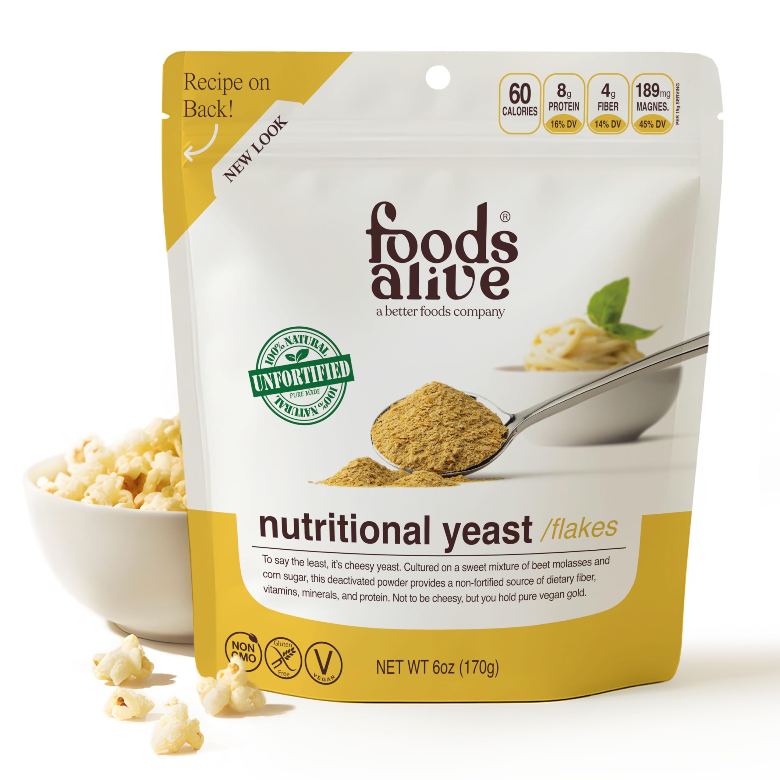 Nutritional Yeast Fakes (flavors & sizes) (6 oz (Pack of 1), Umami)