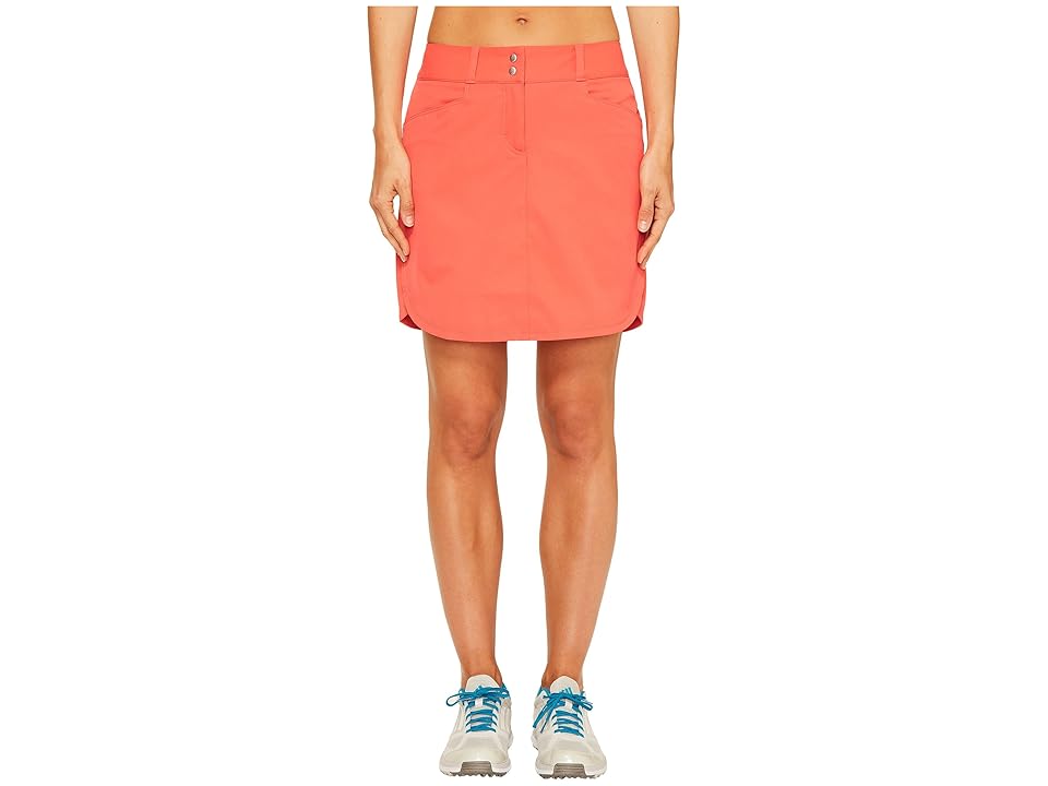

adidas Golf Essentials 3-Stripe Skort (Core Pink) Women's Skort