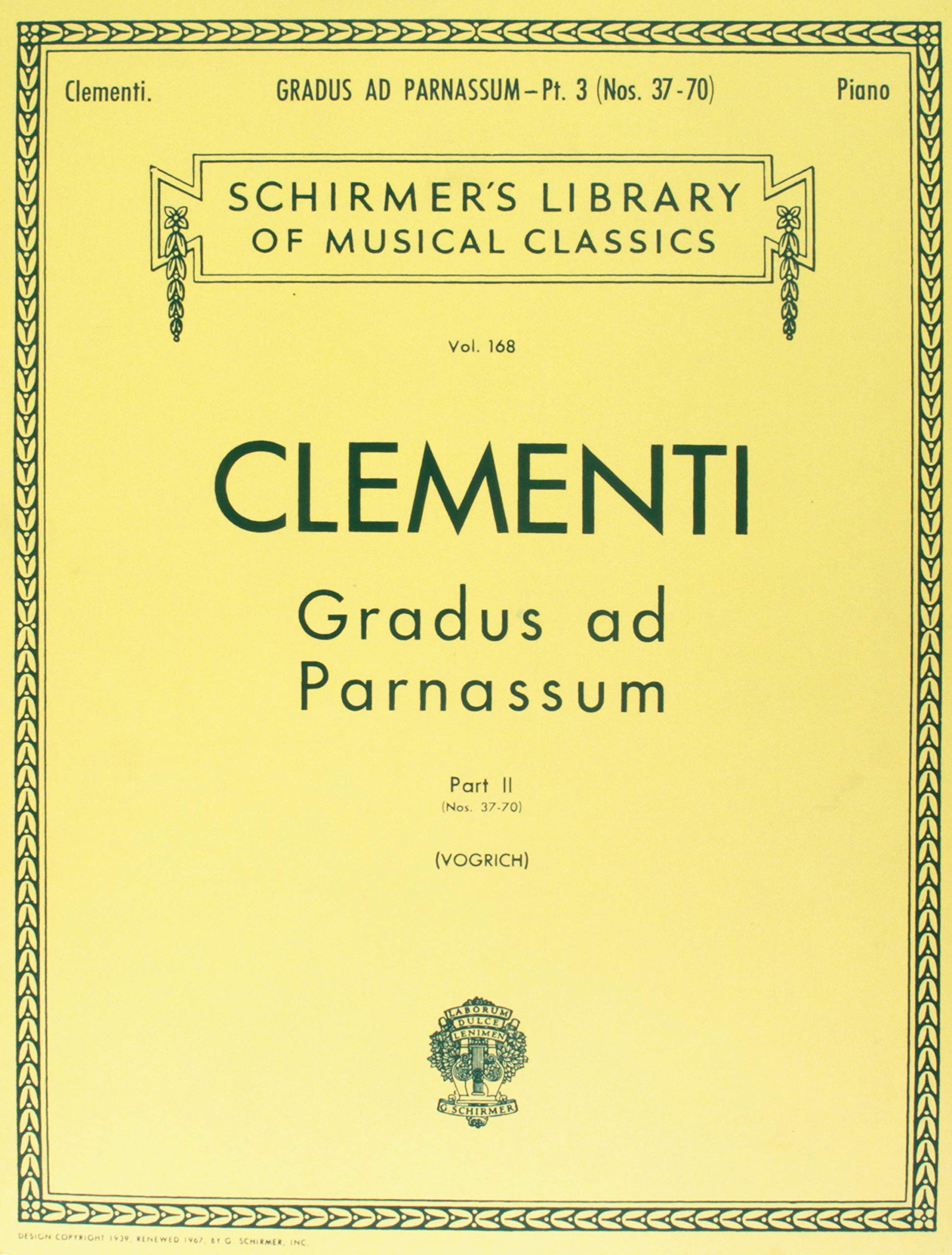 Gradus Ad Parnassum - Book 2: Schirmer Library of Classics Volume 168 Piano Solo (Schirmer Library of Classics, 168)