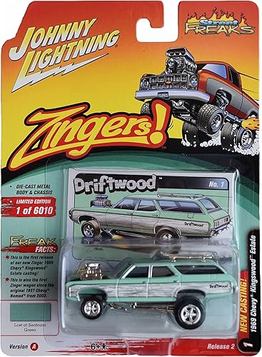 Miniatura 1 de Johnny Lightning 1969 Chevy Kingswood Estate, Seafoam Green