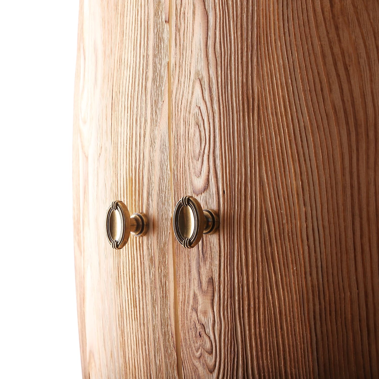Handgefertigte Holzbar aus Gebürsteter Kiefer – Perfekt für Wein, Whisky, Tequila und Bier | Weinfass Stehtisch mit Tür | Fassbar Weinbar Wine Rack, Alkoholschrank - Verbrannt