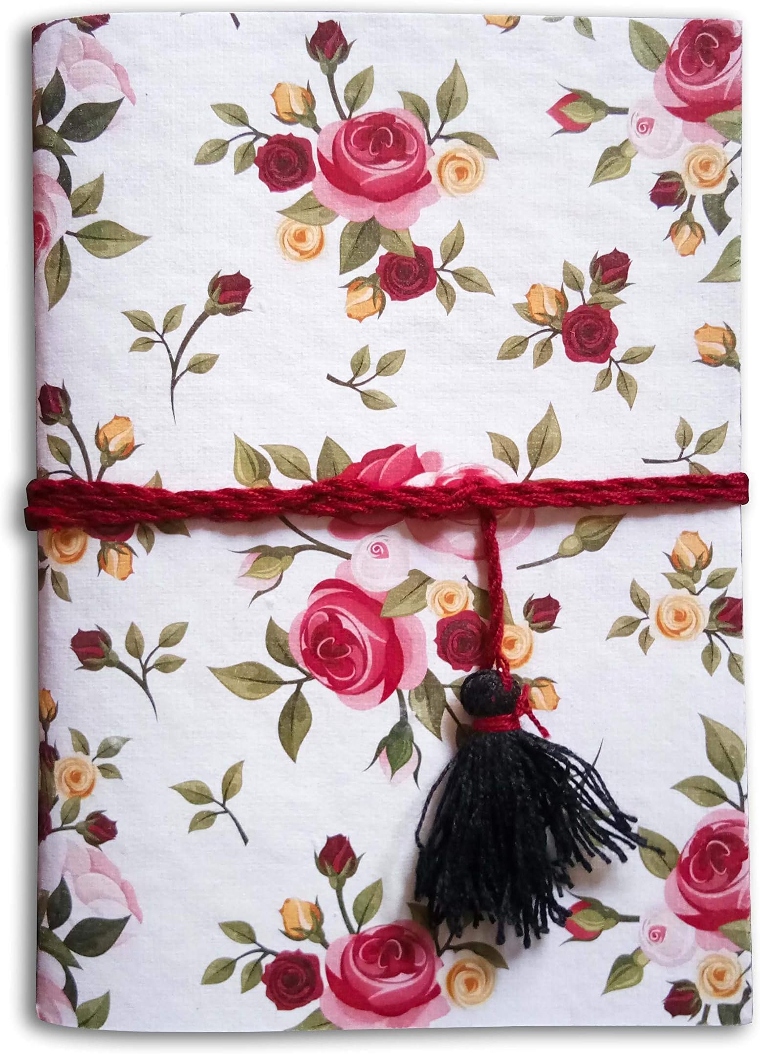 SPcreation Flower Pattern Print Handmade Handicraft Diary