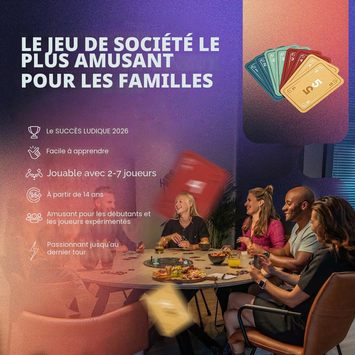 Édition Roue de la Fortune - Nouveau Jeu de société pour Adultes et familles - 2 à 7 Joueurs - Jeu de Plateau et de Cartes en Un - Jeu Familial pour Petits et Grands