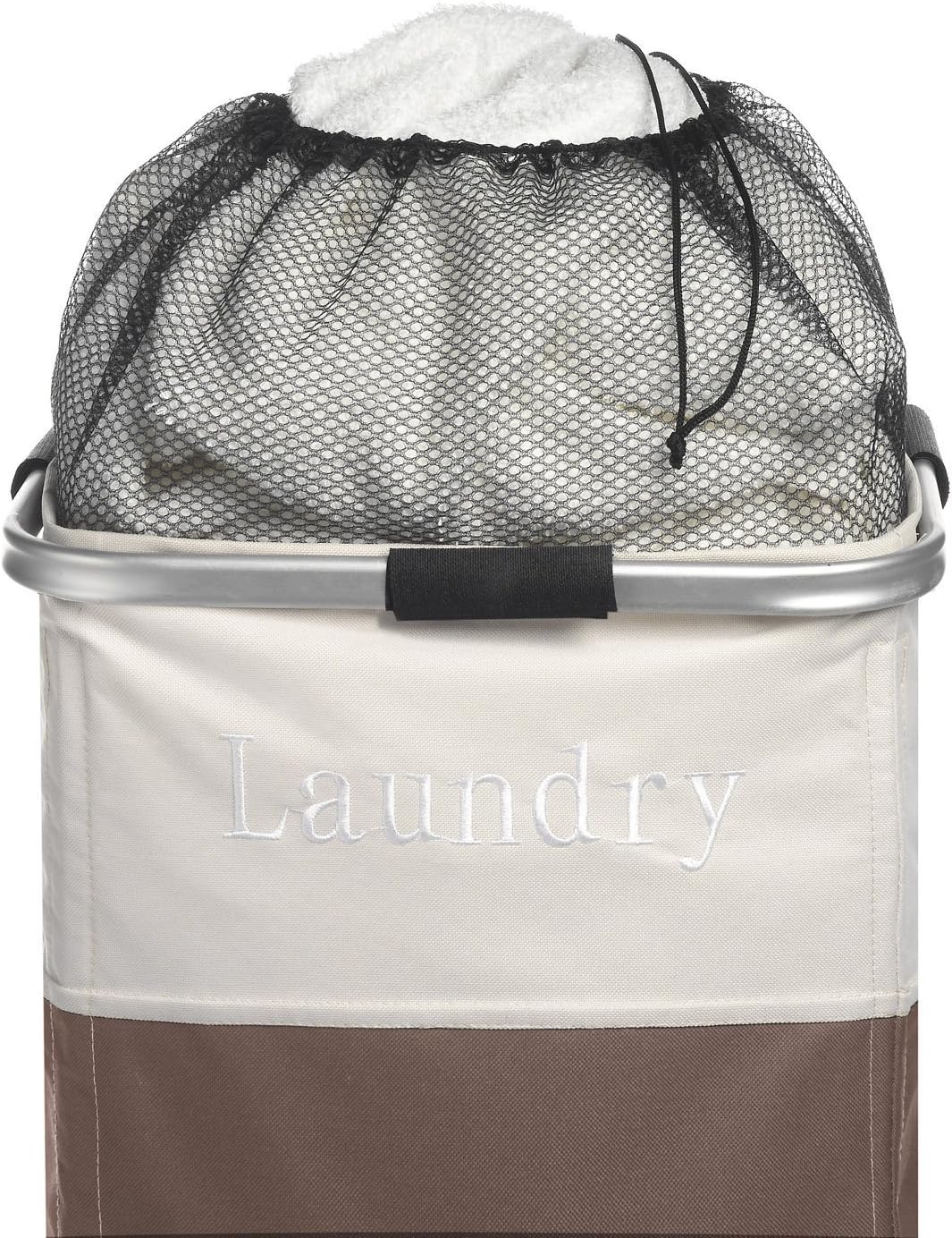 Whitmor Easy Care Laundry Hamper - Espresso