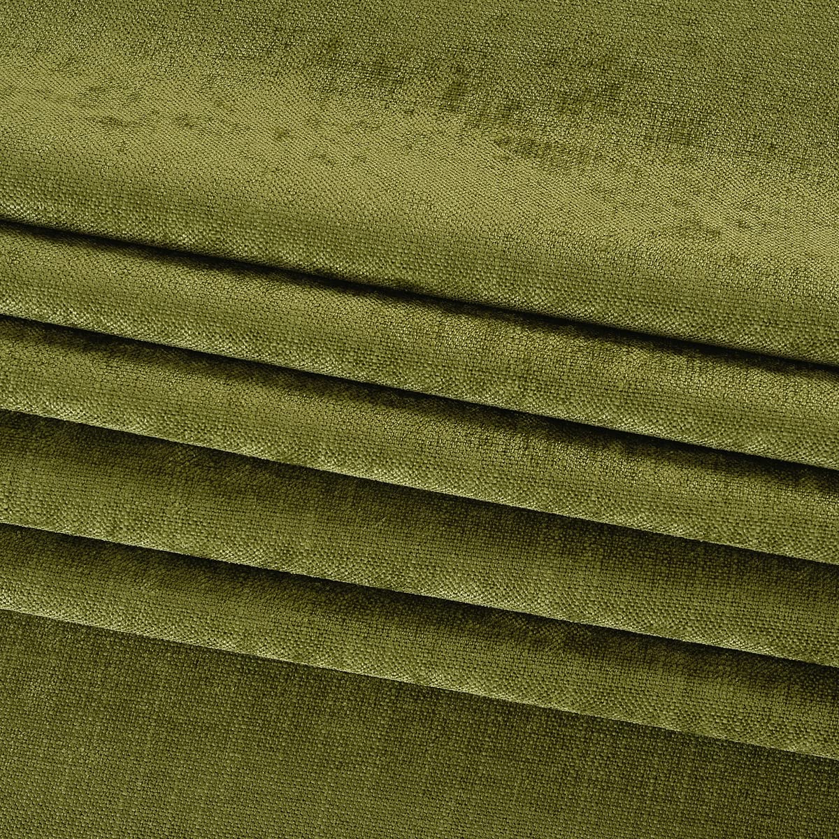 AMBERIS Corridore del letto di ciniglia Verde, sciarpa decorativa durevole del letto per la casa e l'hotel (Fodere per cuscini vendute separatamente)