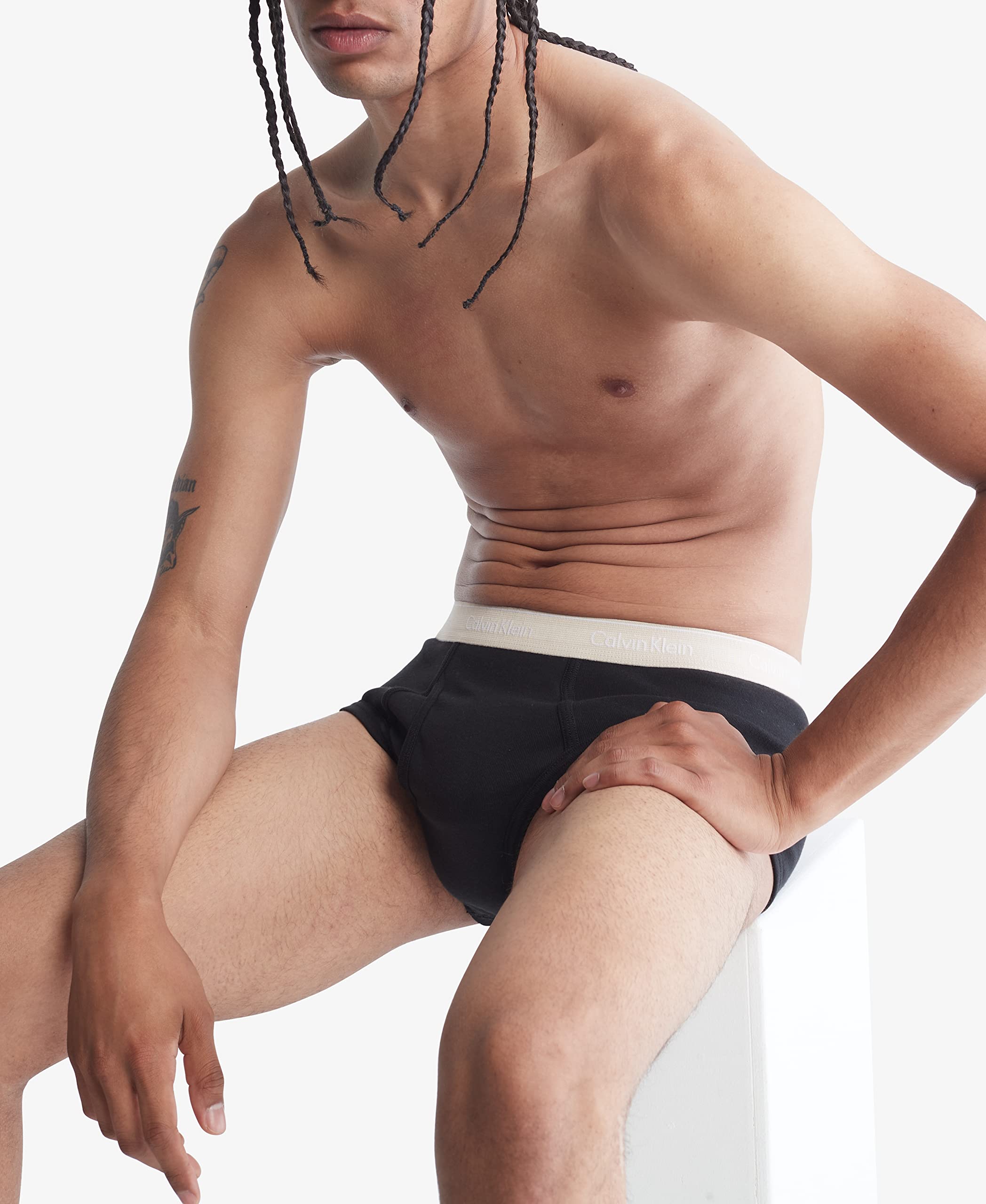 Calvin Klein Slip Uomo Confezione da 3 Cotone Elasticizzato