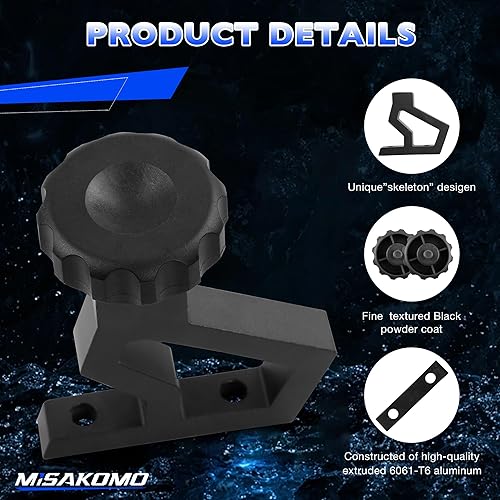 Miniatura 3 de Soporte de montaje de gato de elevación alta, 11586.04 Kit de soporte de montaje para capó de gato todoterreno compatible con Jeep Wrangler JK