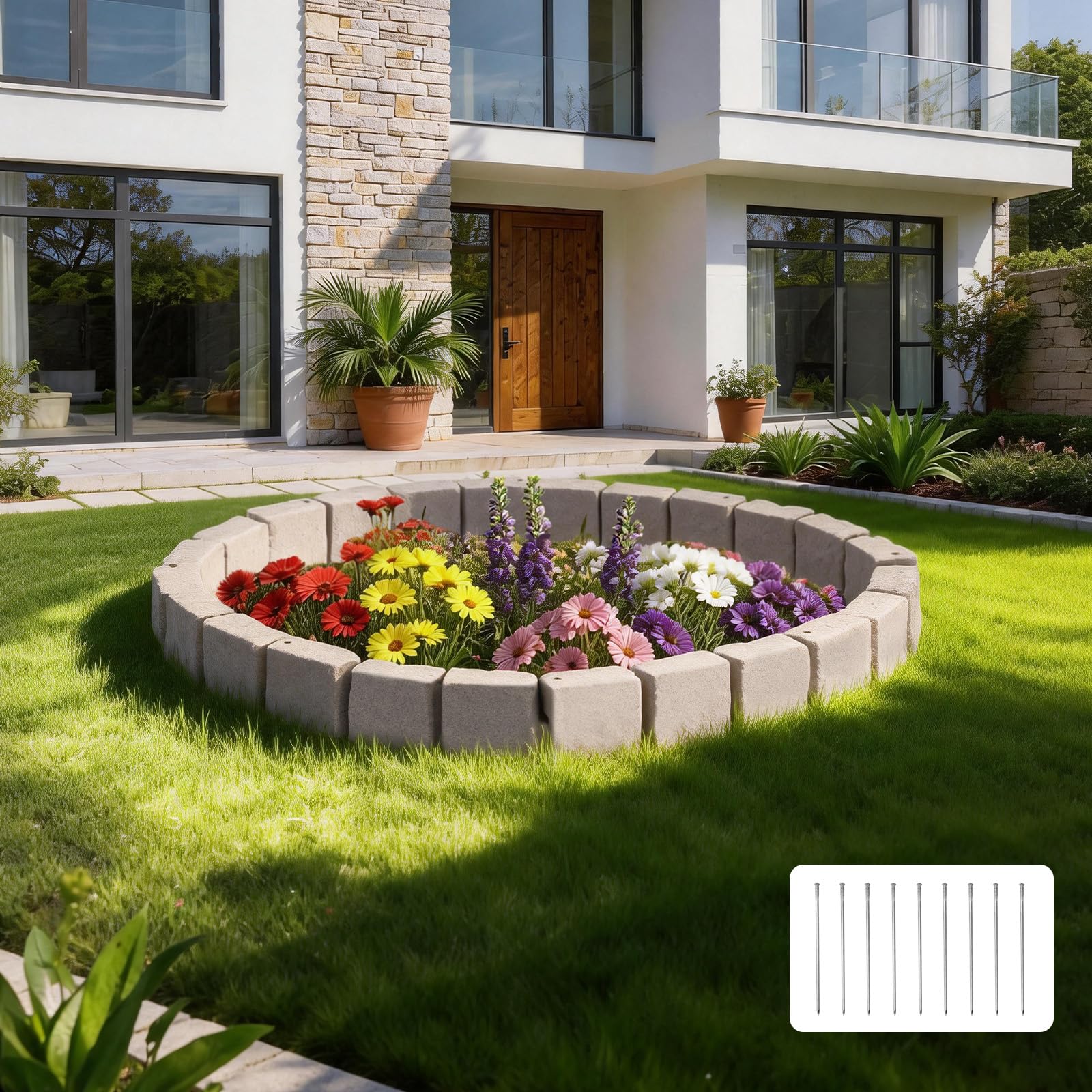 VEVOR Faux Stone Landscape Edging