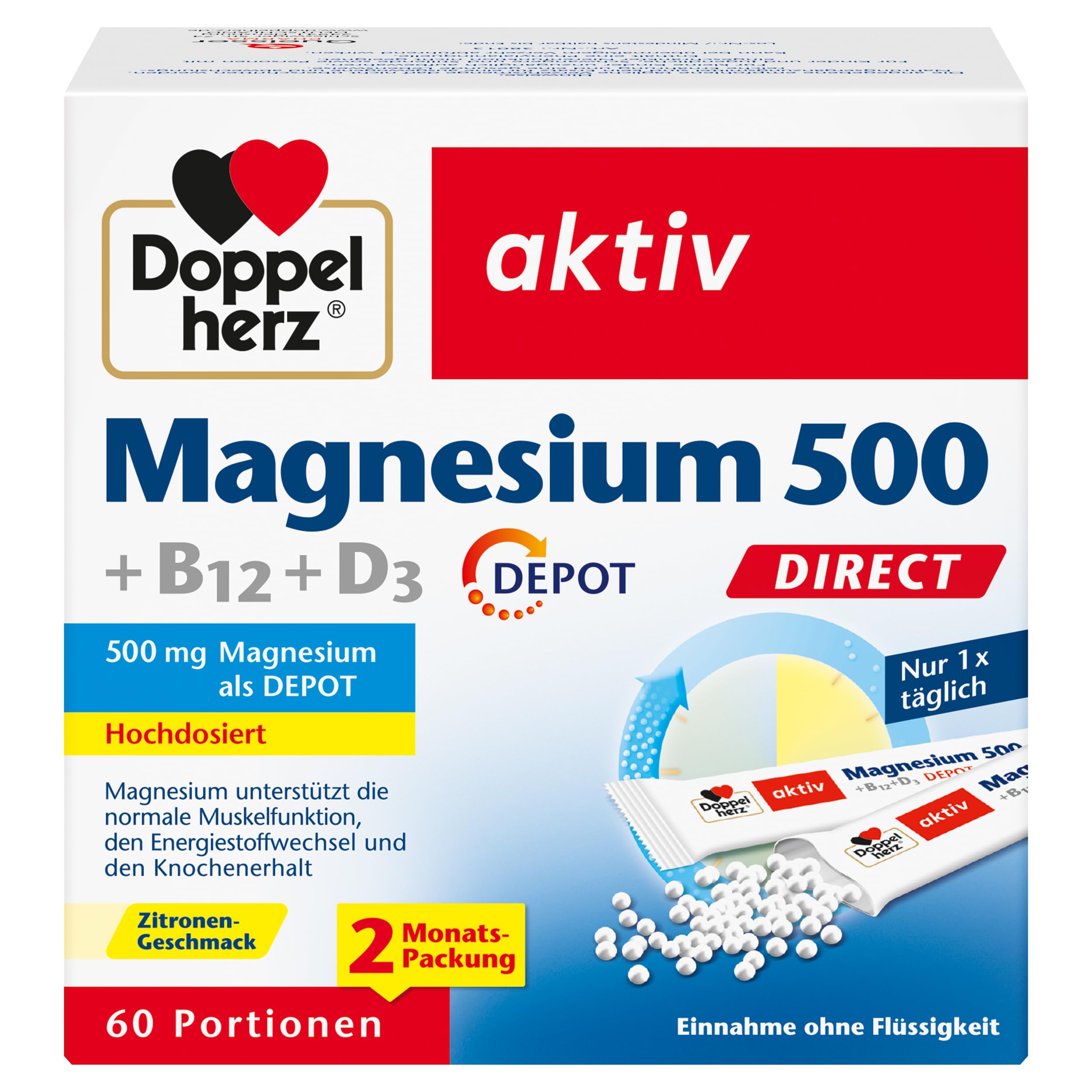 Doppelherz Magnesium 500 DIRECT