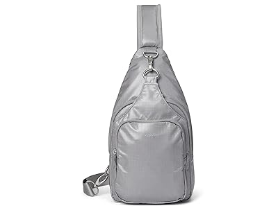 Baggallini Central Park Sling Backpack Bags Sleet Gloss Ripstop, Nylon
