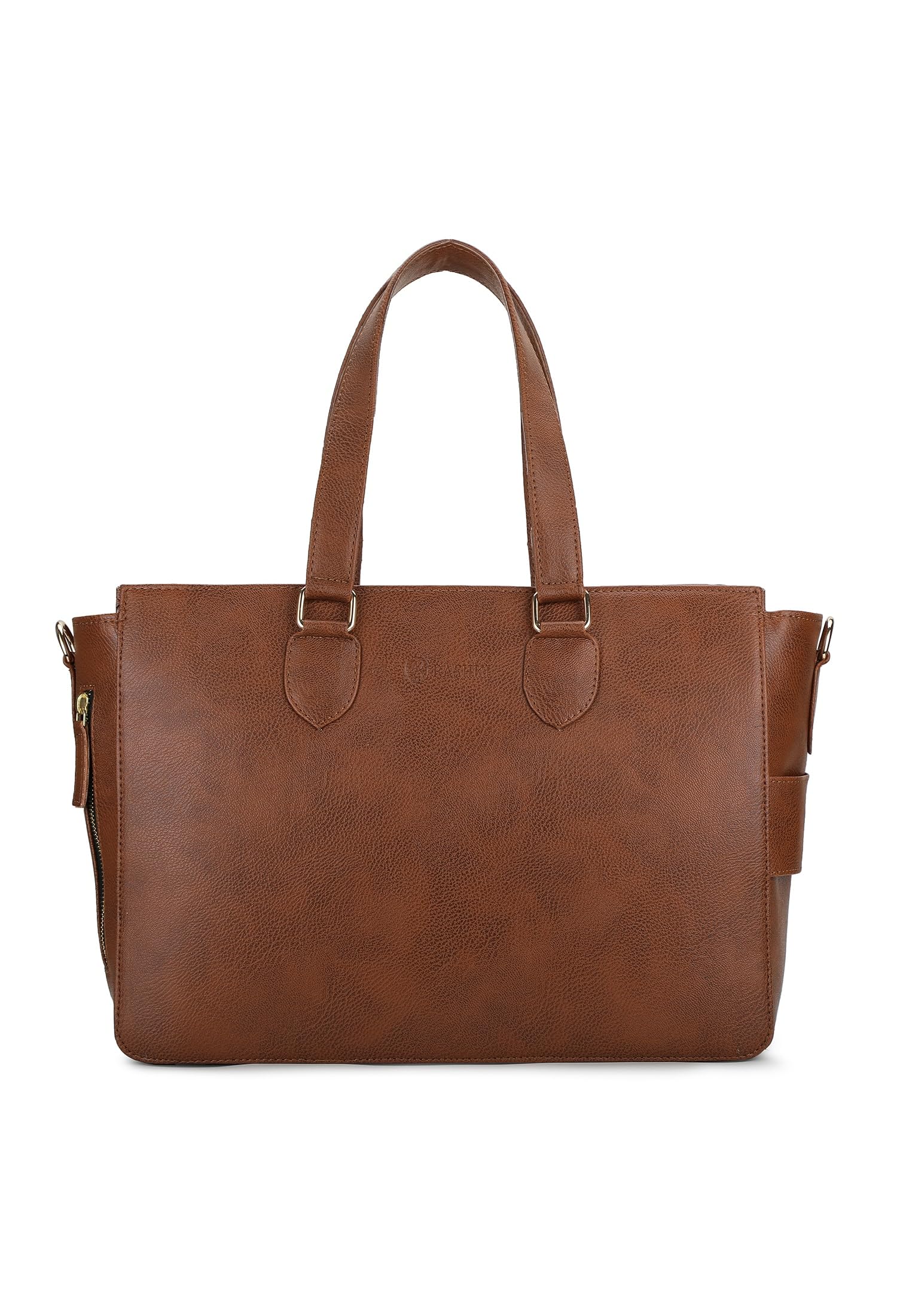 RASHKI TERO - Laptop & Travel Tote Bag for Women | 15.6 Inch Vegan Leather Laptop Bag | Work Tote Bag with detachable Laptop Sleeve | Professional Bag (Tan) (B0CFDXQ2TK) Amazon Price History, Amazon Price Tracker