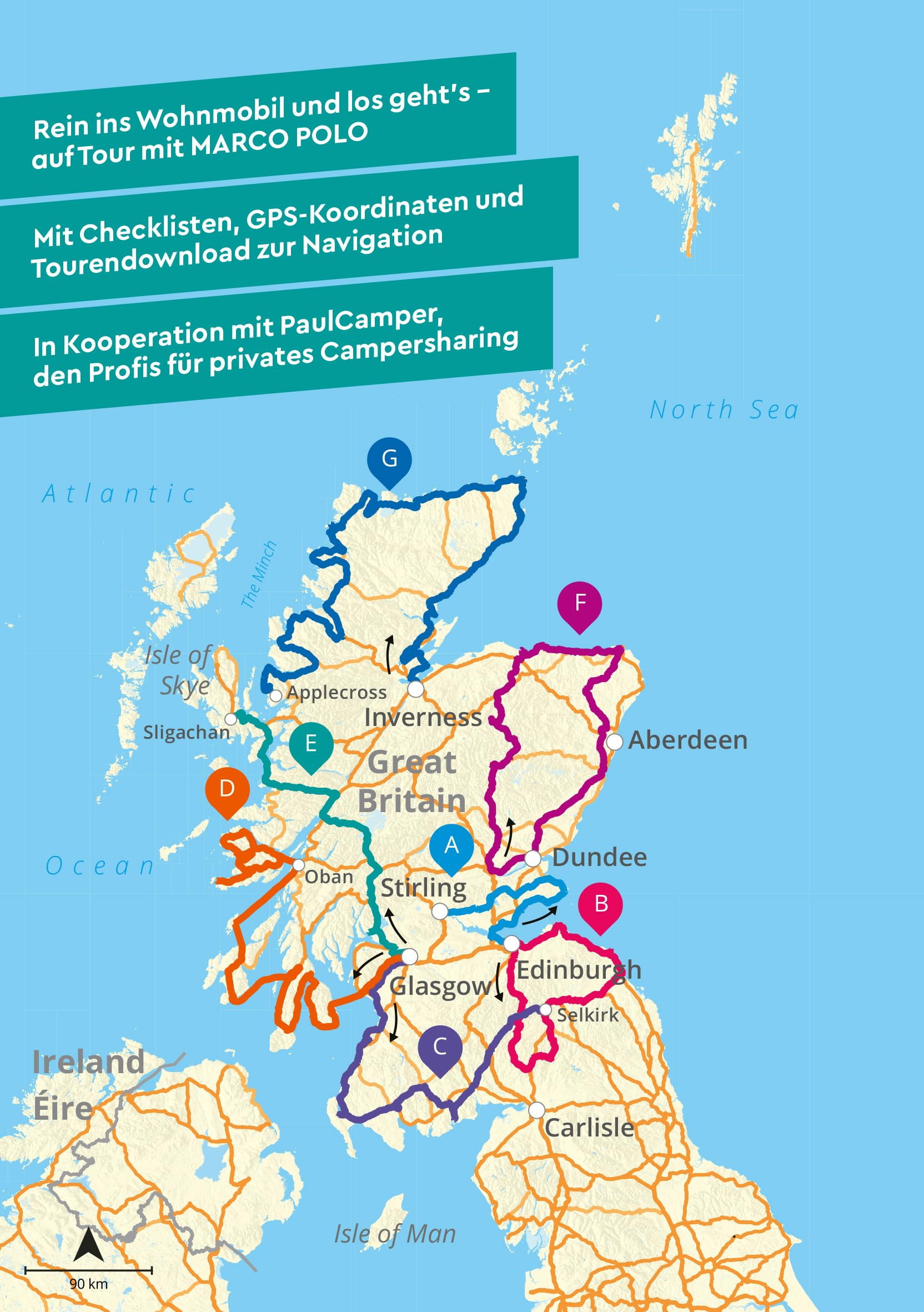 MARCO POLO Camper Guide Schottland: Insider-Tipps für deine Wohnmobil-Touren
