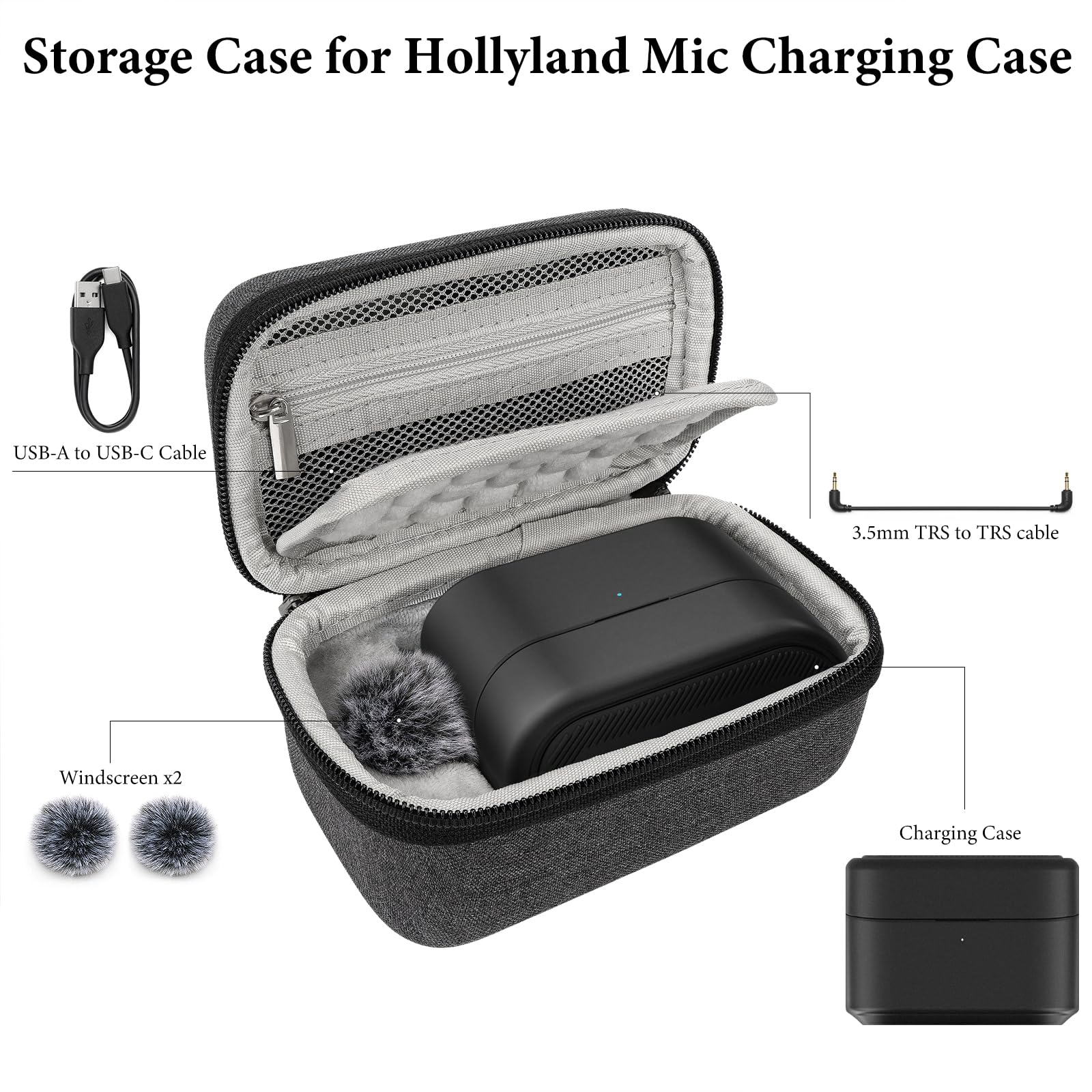 Amazon.com: Geekria for Creators Microphone Carrying Case