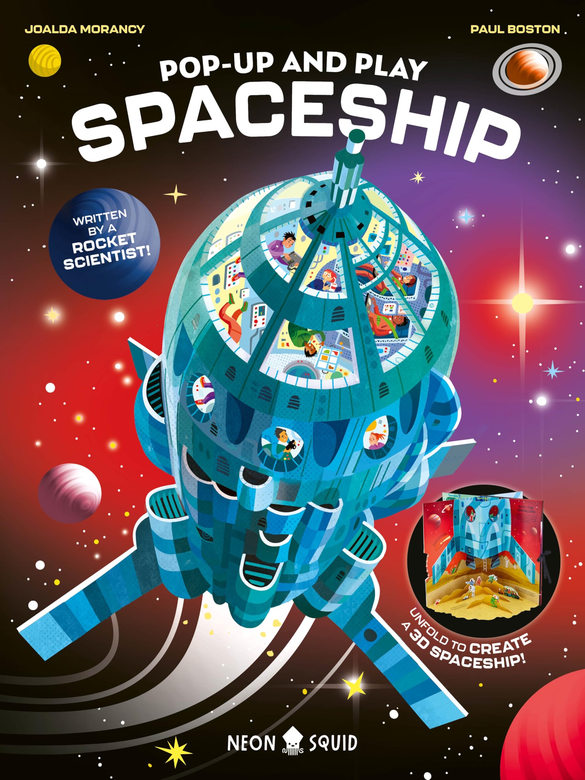 Pop-Up and Play: Spaceship: Unfold to Create Your Very Own 3D Spaceship!