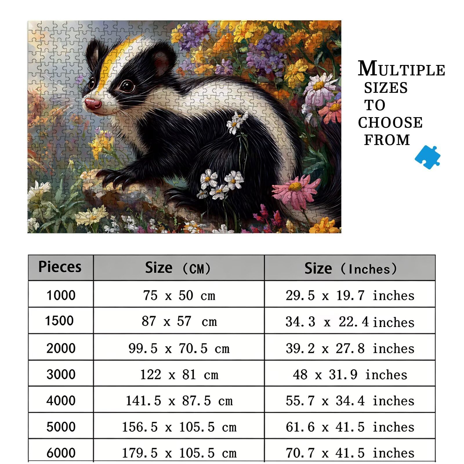 Puzzle 2000 elementów zwierząt, drewniane puzzle dla dorosłych, niemożliwe klasyczne układanki Itachi, gra zręcznościowa dla całej rodziny, kolorowe puzzle układanie, dekoracja i prezent 99,5 x 70,5