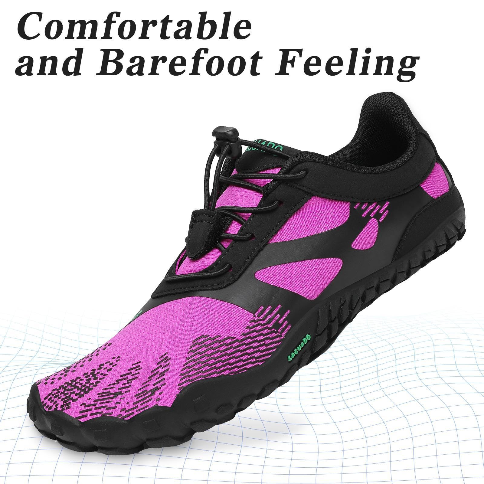 SAGUARO Scarpe Barefoot Minimaliste Uomo Donna Scarpe Outdoor e Indoor Multisport - Morbido Comode e Leggere