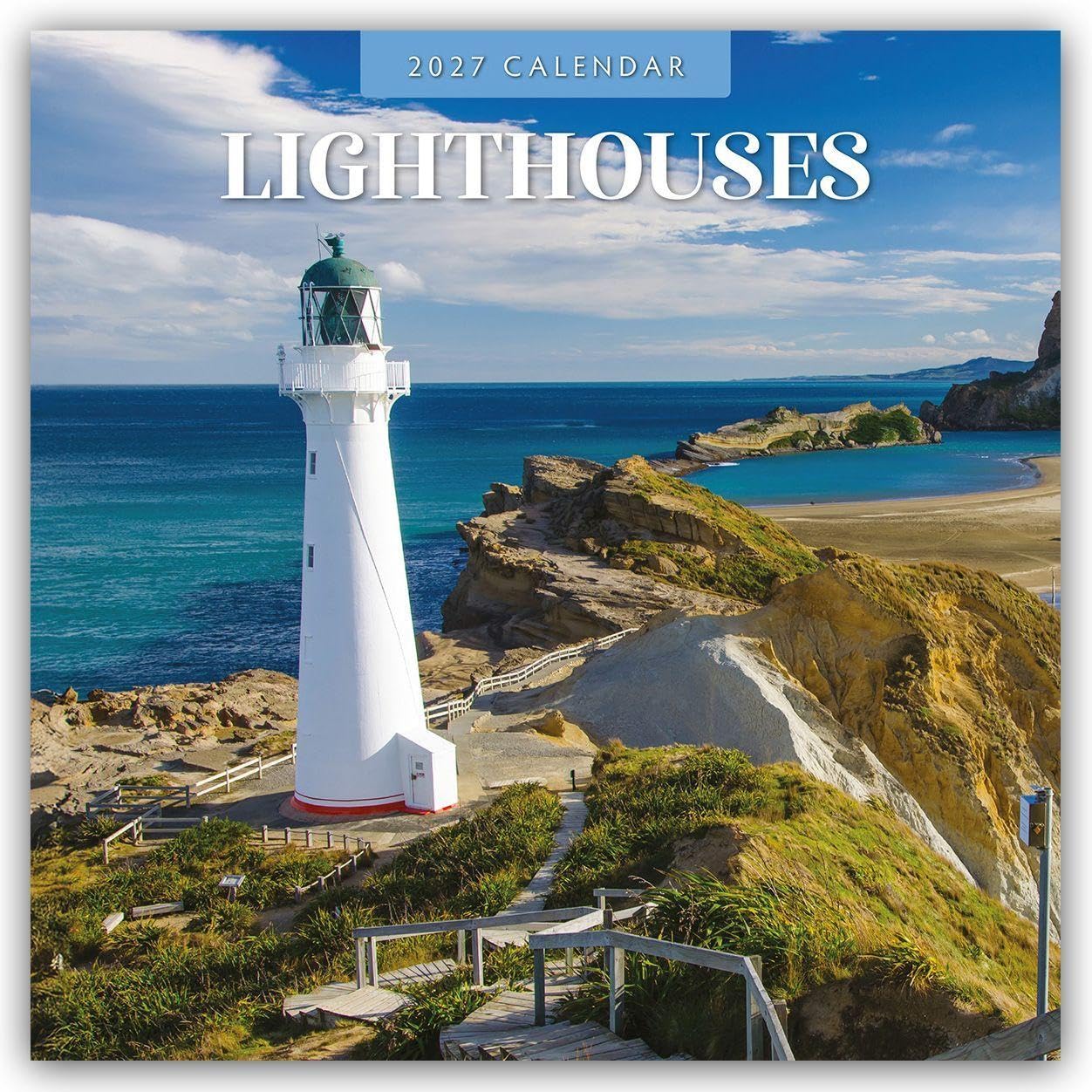 Lighthouses 2027 Square Wall Calendar: Original Red Robin Publishing Ltd-Kalender [Mehrsprachig] [Kalender]
