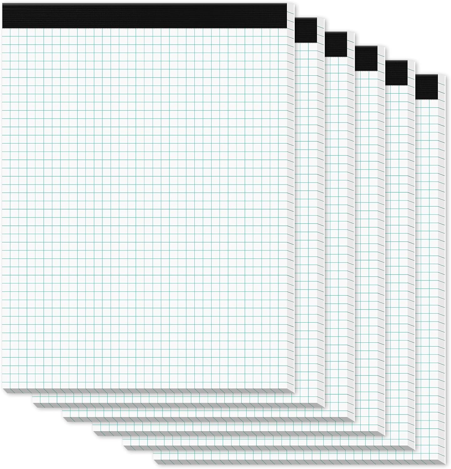 Amazon.com : Zaviko Graph Paper Pads 8.5 x 11, 6 Pack, 4x4 Blue Quad ...