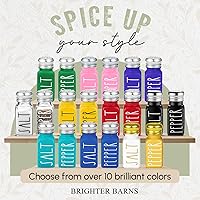 Vista 6 de Juego de salero y pimentero de Brighter Barns - Linda decoración moderna de cocina estilo granja para el hogar, restaurantes, bodas - Magníficos