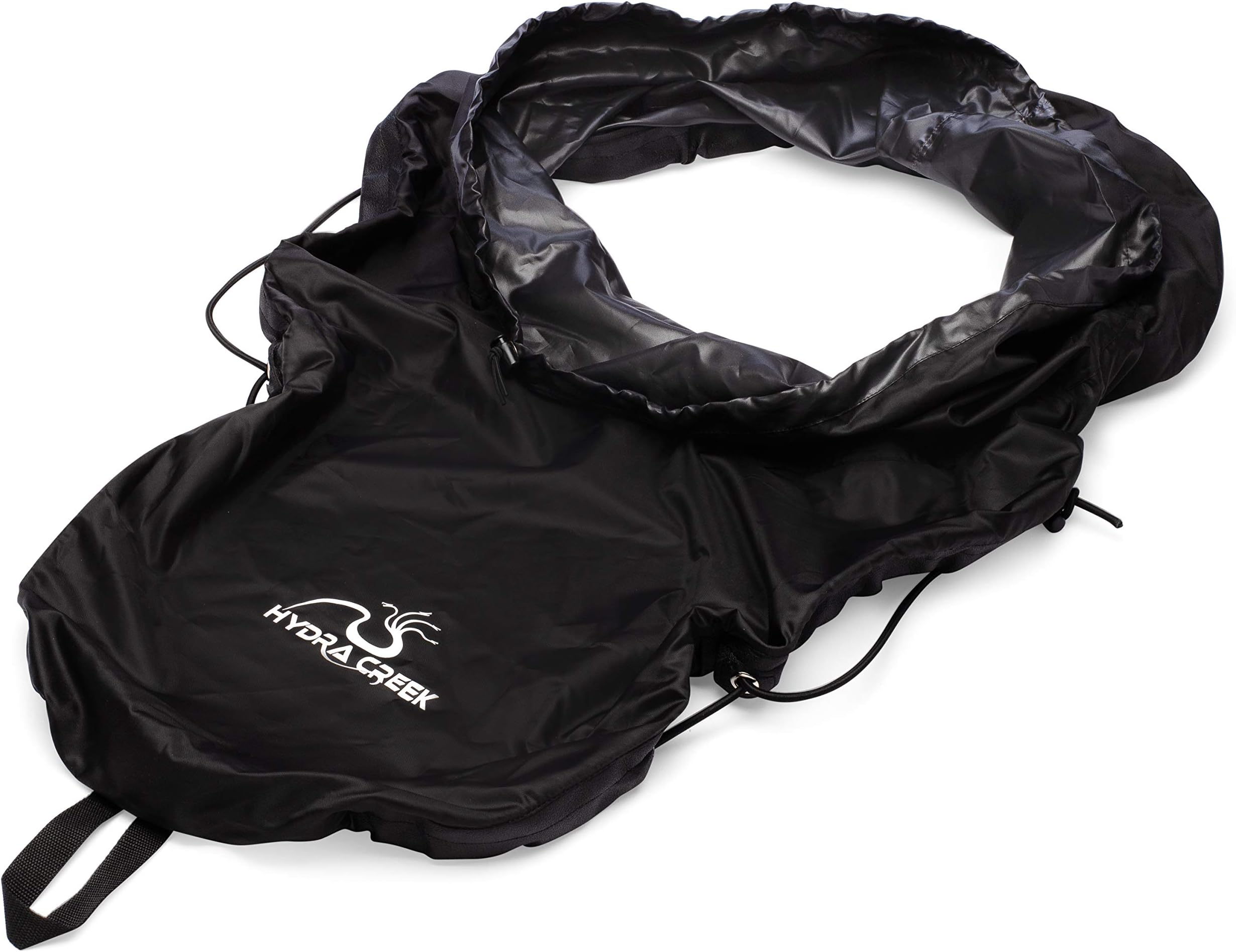 Spray Skirt, Adjustable Fit, up to 40 inch by 22 inch, Black Nylon