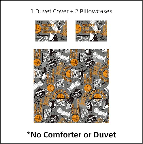 Miniatura 2 de Juego de funda de edredón de béisbol de 3 piezas, juego de ropa de cama deportiva de tamaño matrimonial, regalos para fanáticos, niños y niñas con 1