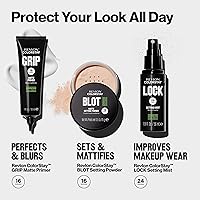 Vista 11 de Revlon Colorstay - Spray fijador de bloqueo de 24 horas, evita que el maquillaje facial se derrita y se desvanezca, matificante, difuminador