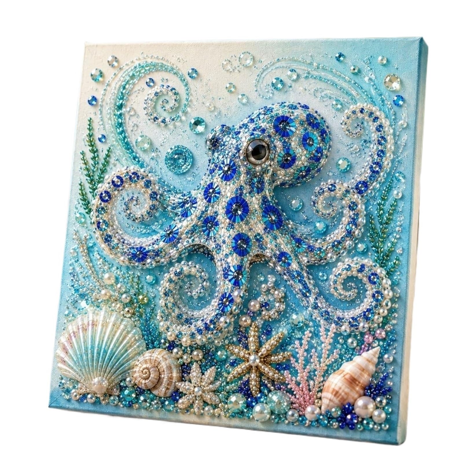 ANQKYO Ocean Theme Pearl Art DIY Kit 1pcs Ocean Theme Pearl Art DIY Kit