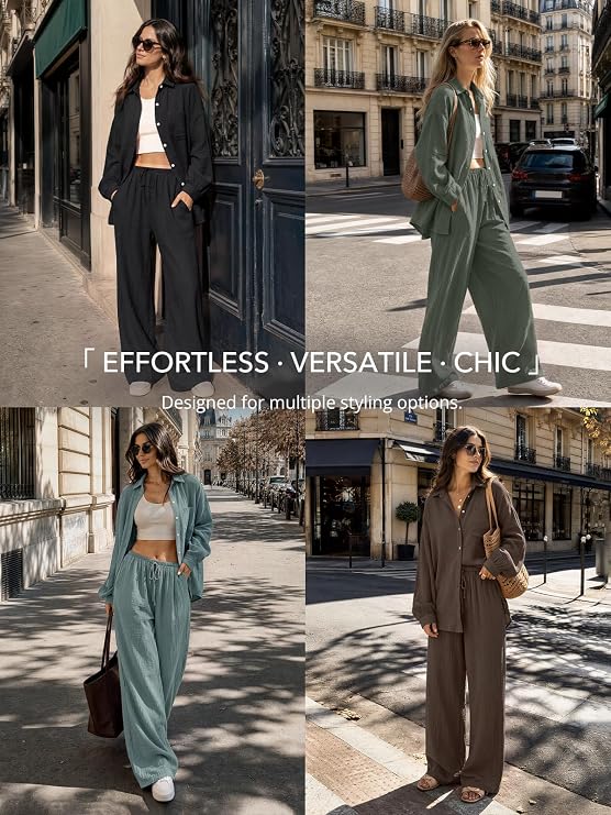 LILLUSORY Womens 2 Piece Matching Lounge Sets Oversized Fall Outfits