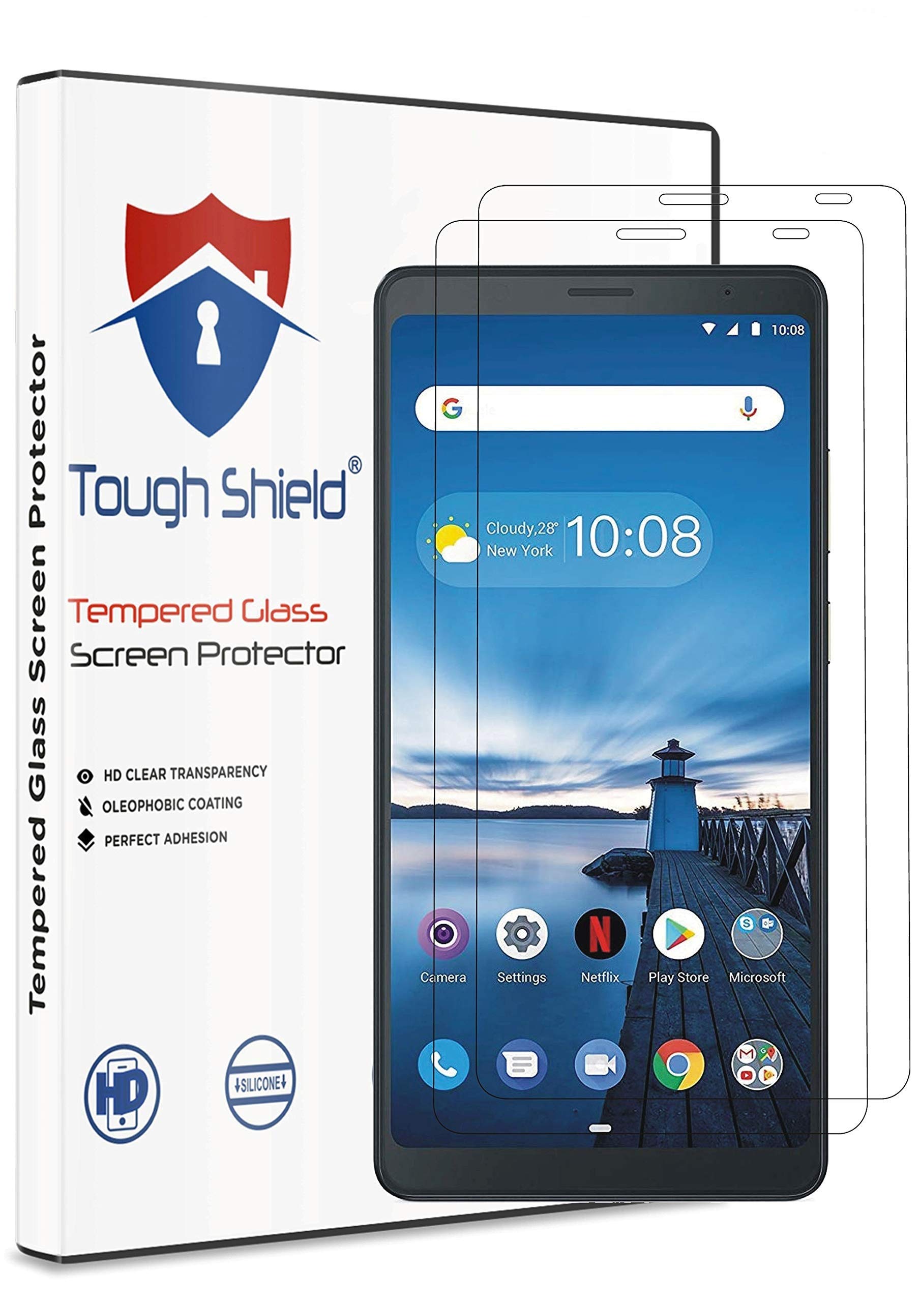 TOUGH SHIELD® 0.3 mm Flexible 9H Gorilla Glass Scratch Shock Proof Tempered Glass Screen Protector Shield for Lenovo Tab V7 6.9 inch Screen Size (Pack of 2) (B07X74K9MK) Amazon Price History, Amazon Price Tracker