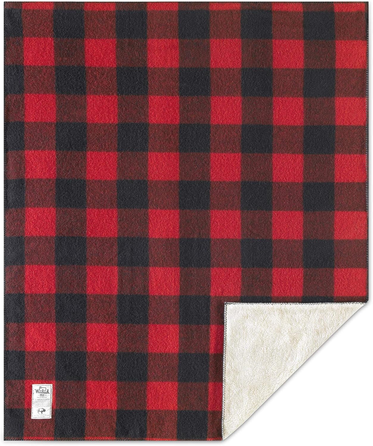 Woolrich Sherpa Fleece Blanket, Throw Size