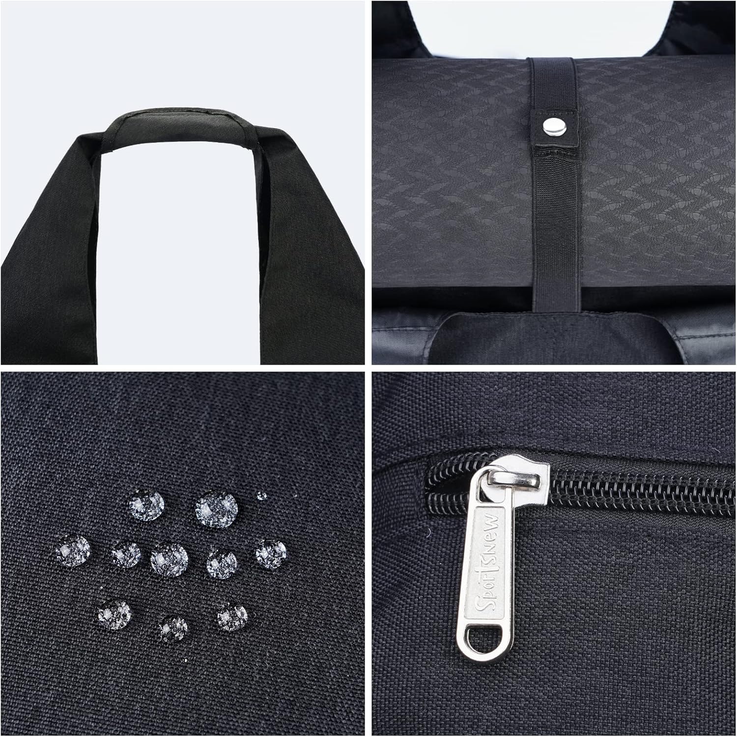 Yoga Mat Bag Large Gym Bag Womens Overnight Weekend Tote with Wet