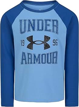 Amazon.com: Under Armour UA Wordmark Raglan LS, Horizon
