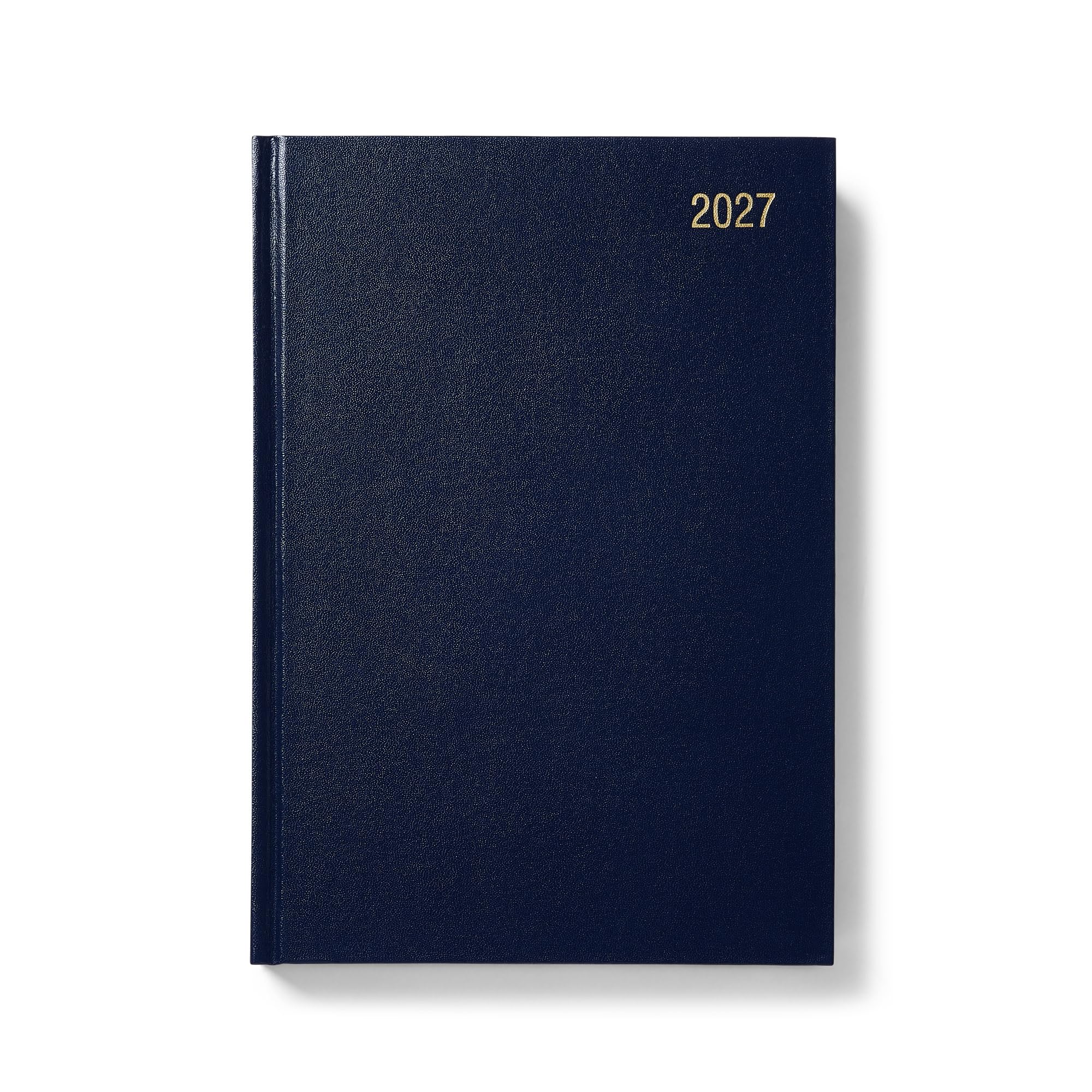 Morganβs Direct 2027 NEW EDITION A5 Diary Day Per Page Navy Blue | Hardback Daily Planner Desk Diary | Office, Home & Business Organiser | Work, Appointment & Personal Schedule Planner