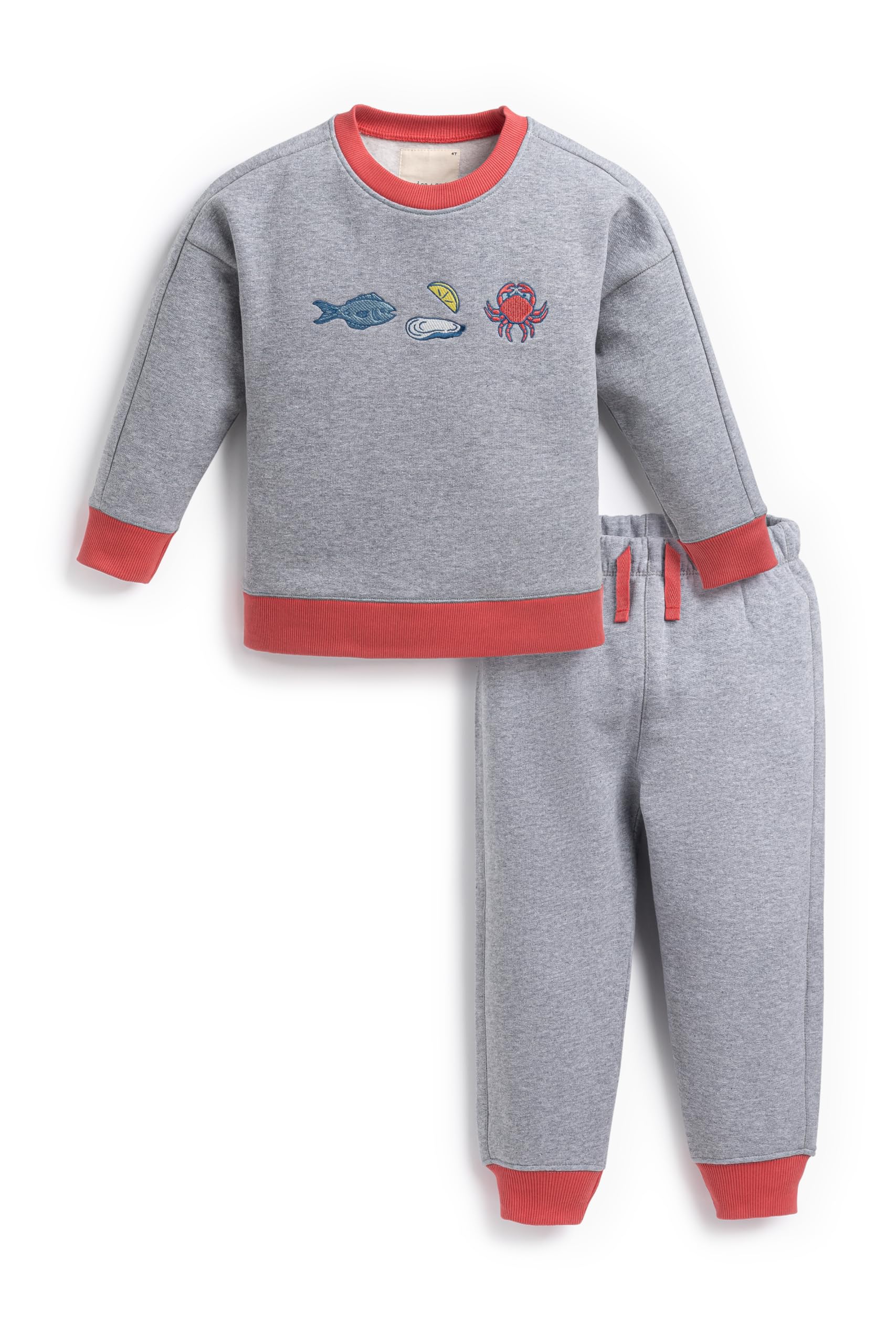 monica + andy unisex-child Organic Sporty Sweatsuit