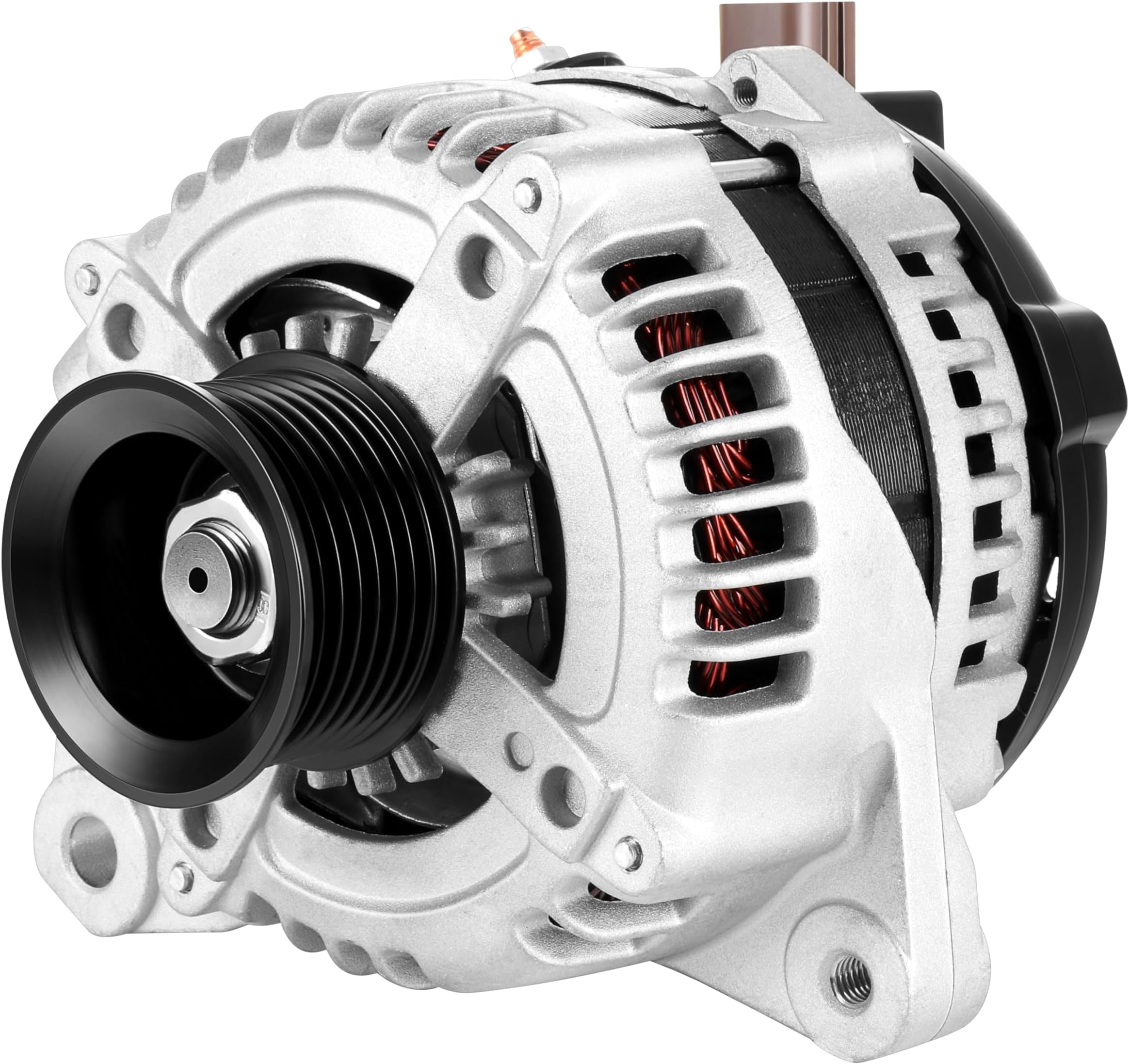 GDSMOTU New Alternator Compatible for Toyota for Camry L4 2.4L for Toyota for Highlander L4 2.4L 2004-2007, 100Amp/12Volt High Output Alternator Replaces 11034 104210-3880