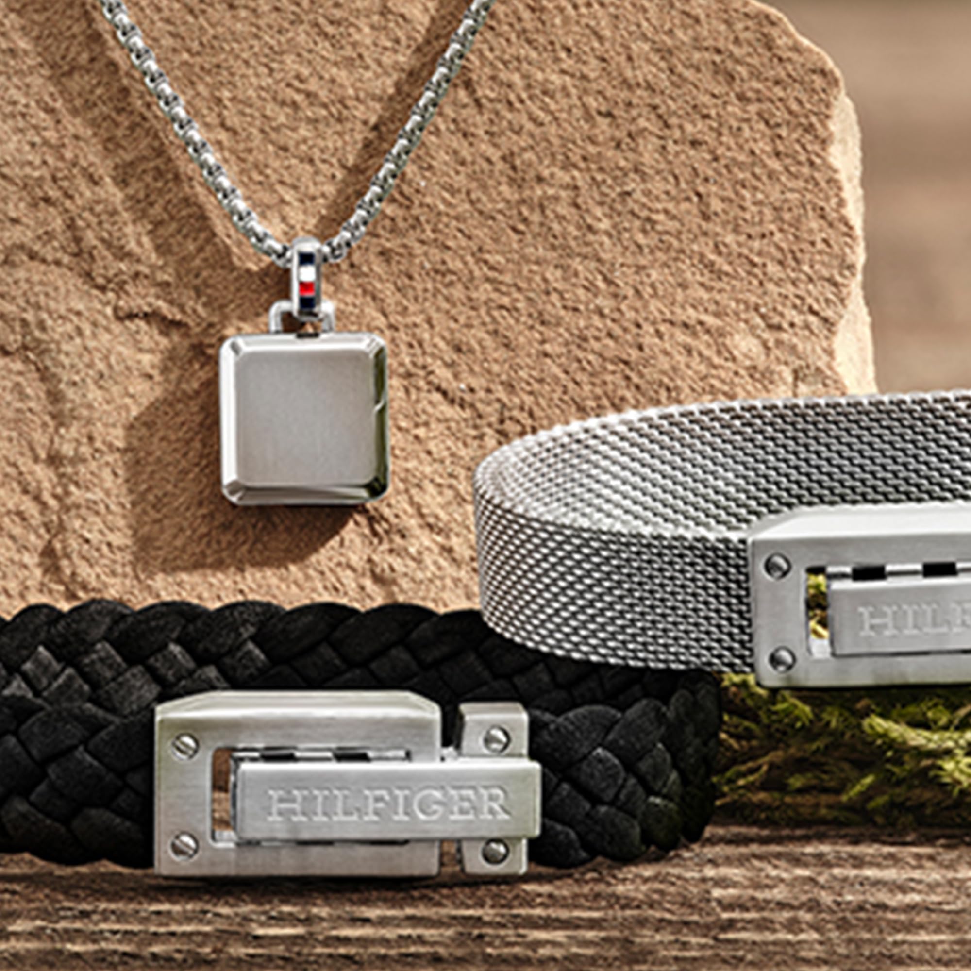 Tommy Hilfiger Jewelry Lederarmband für Herren Schwarz - 2790517