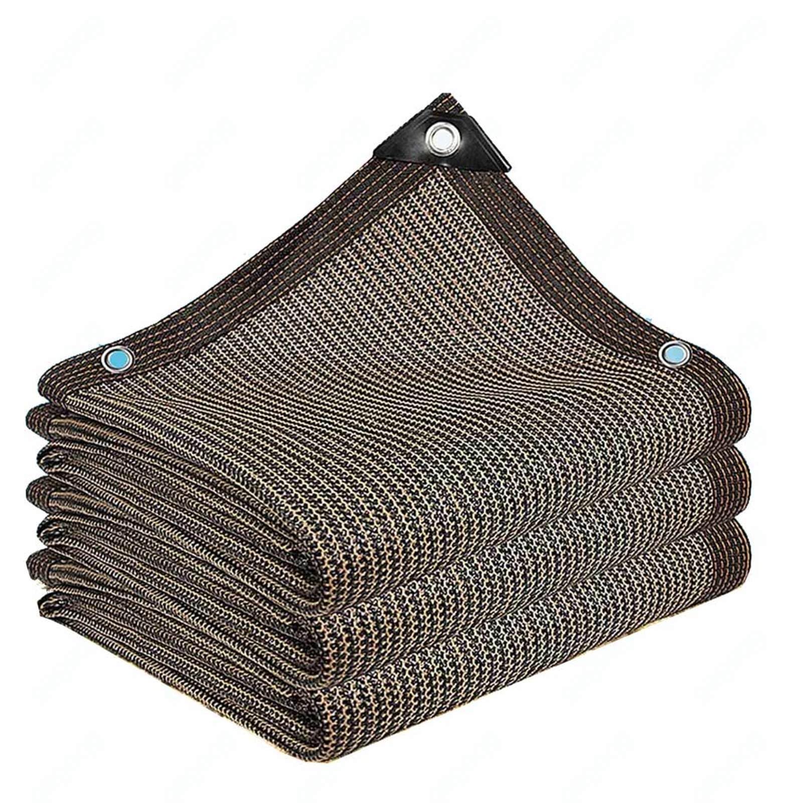Voile d'ombrage rectangulaire 3x6m marron pour terrasse et jardin