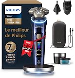 Philips Rasoir i9000 Prestige Ultra, Rasoir électrique 100% étanche, Technologie Skin IQ Pro, Système Triple Lift & Cut, Lames de précision NanoTech rotatives 360°, 5 modes de rasage, XP9401/38 - 1