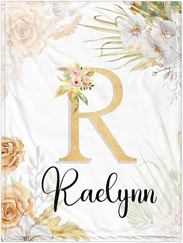 Manta de bebé personalizada para niñas con nombre, manta de baby shower, manta de envoltura personalizada con nombre para recién nacidos, niños disponible en Yaxa Venezuela