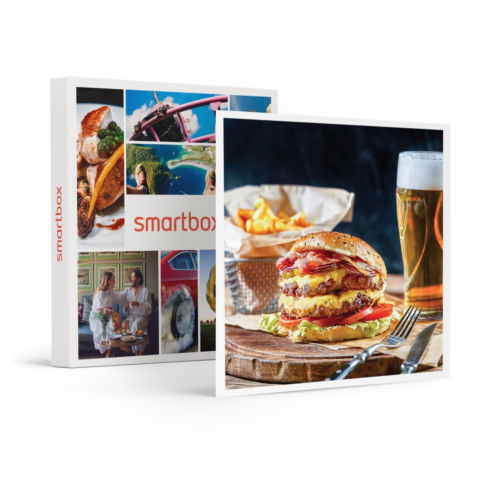 Smartbox - Caja Regalo - De Hamburguesas Gourmet y Mucho más: 1 Comida o Cena con Bebidas - Ideas Regalos Originales