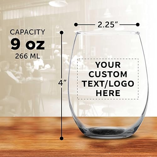 Miniatura 5 de Copa de vino sin tallo., - Personalizado - Negro