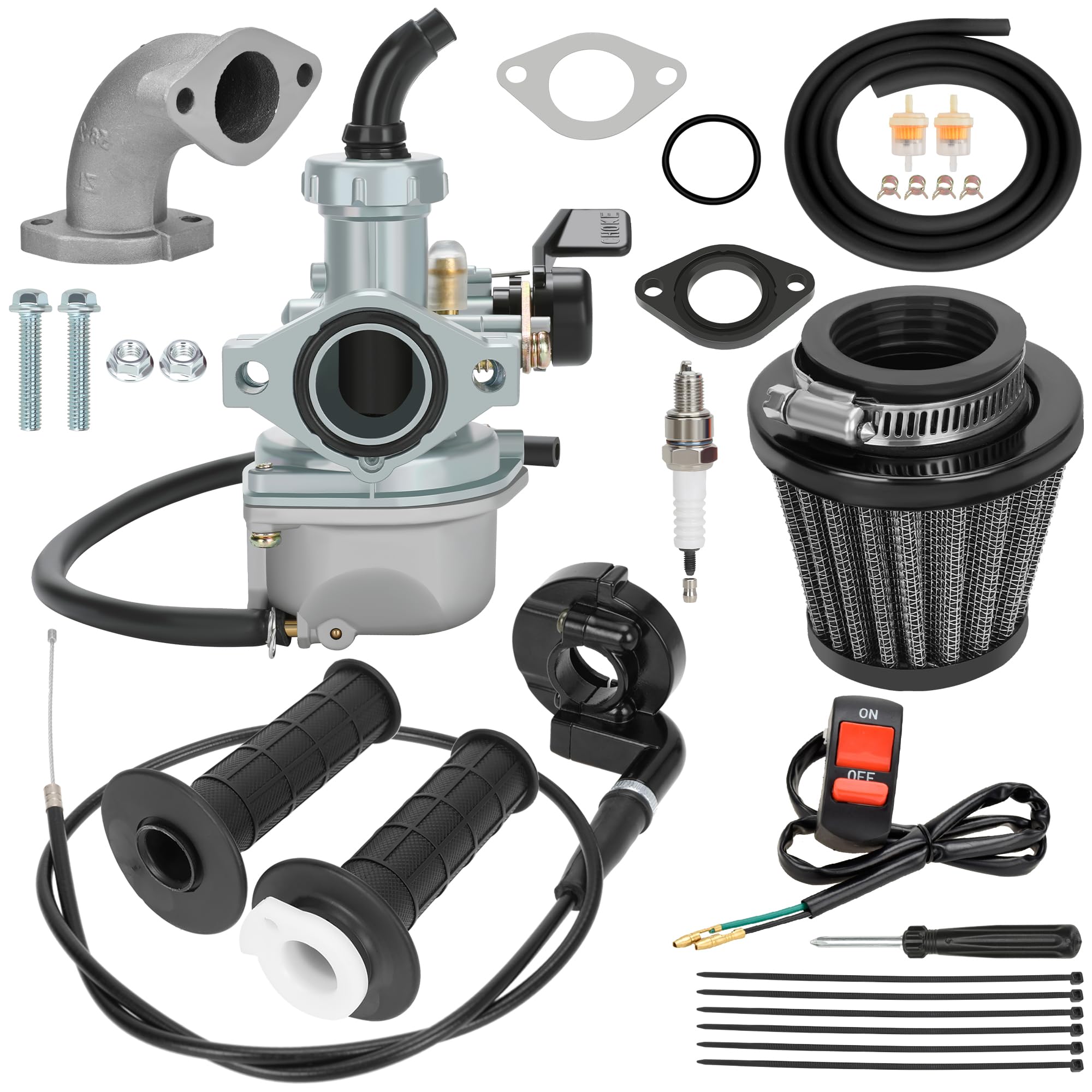 Amazon.com: YOXUFA 22mm PZ22 Carburetor Carb with 7/8 Twist