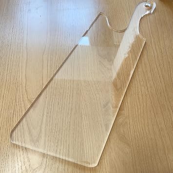 Clear Acrylic Charcuterie Board Router Template, Woodworking Guide, 1/4 inch Thick, 17 x 7.36 Inches