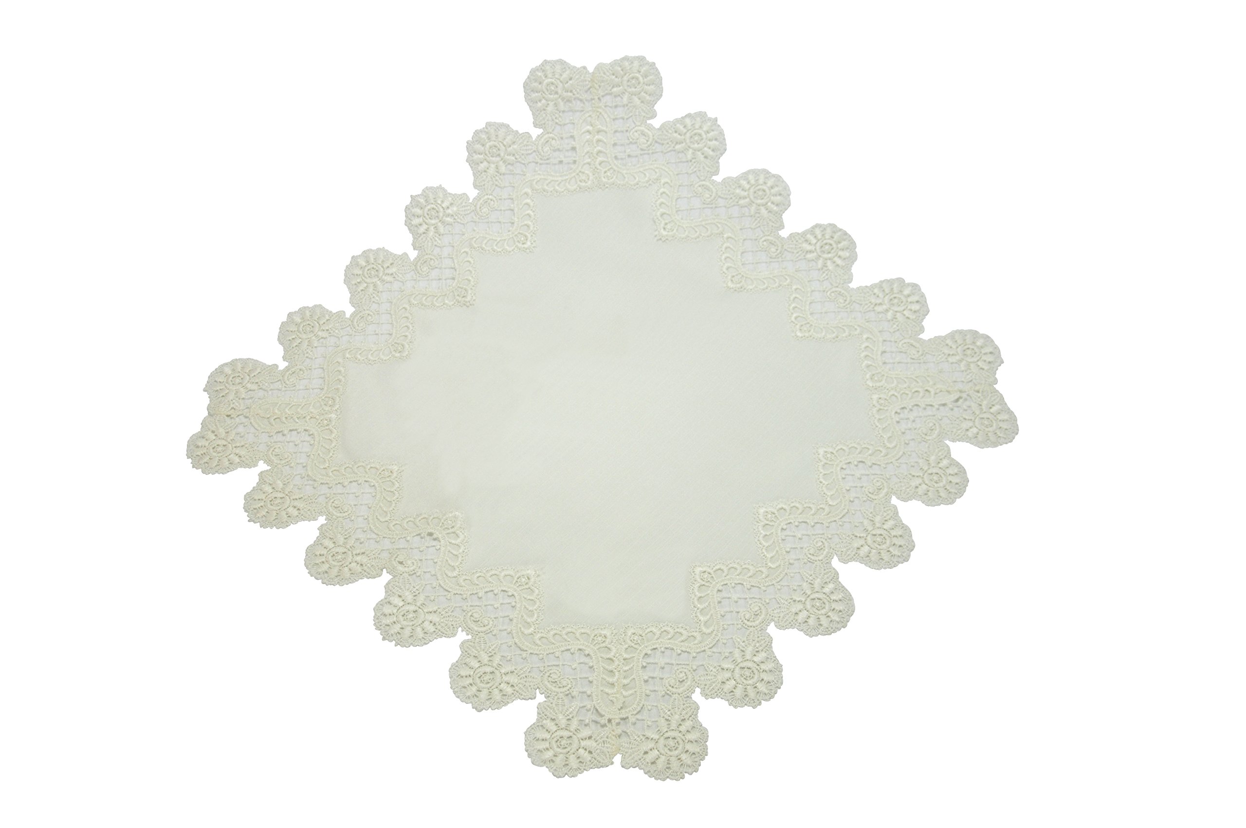 Bellanda Table Runner, Polyester, Sekt, 55 x 55 x 0.5 cm