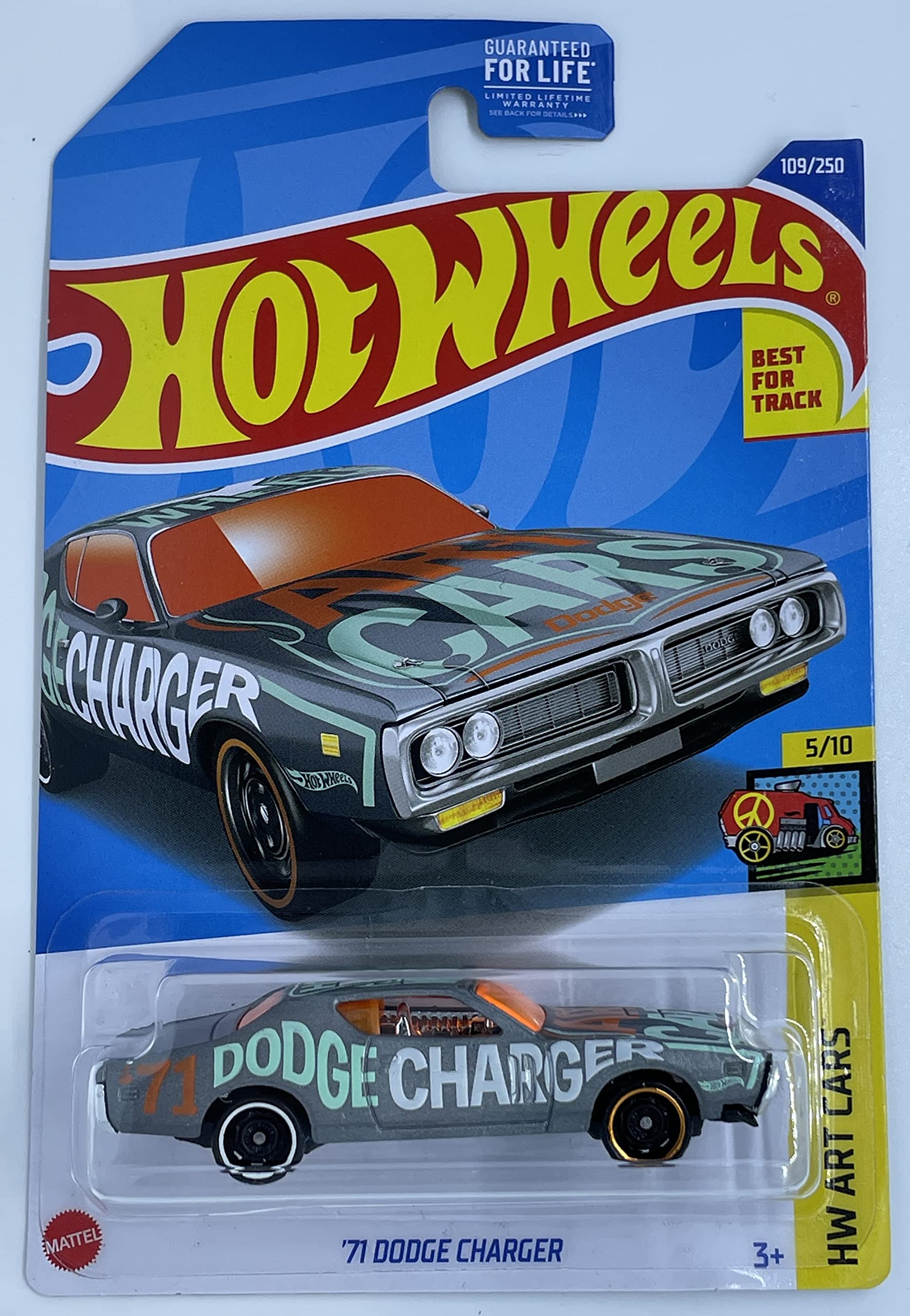 Amazon.com: Hot Wheels 2022 - '71 Dodge Charger - HW Art Cars - 5