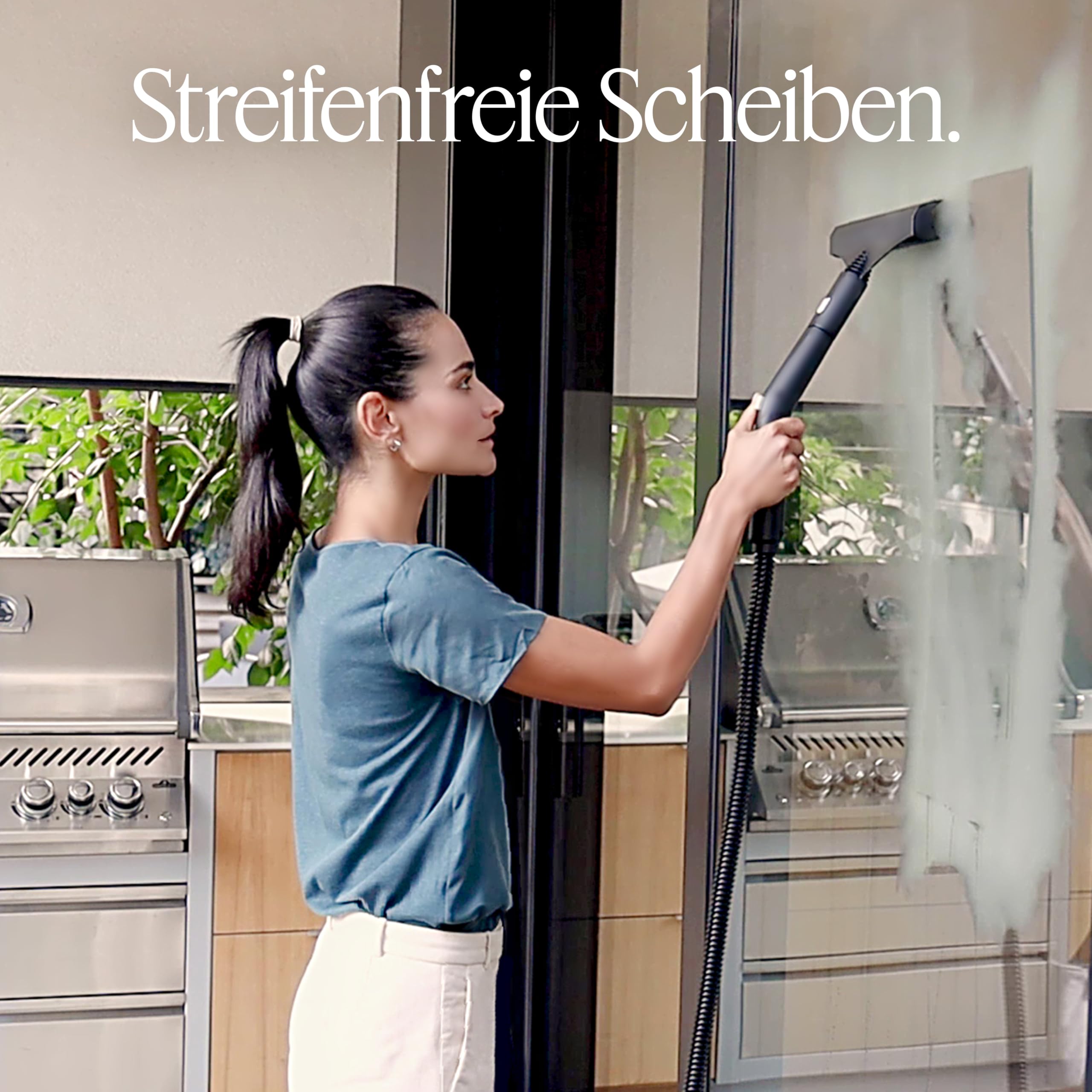 Dupray Neat Dampfreiniger – leistungsstarker Multifunktions-Dampfreiniger für Haus, Böden, Fliesen, Fugen, Möbel, Matratzen, Fenster, Autos & mehr (Neat + 17 Zubehörteile)