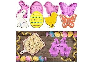 Mini 3D Easter Cookie Cutters Set: Perfect for Festive Delights
